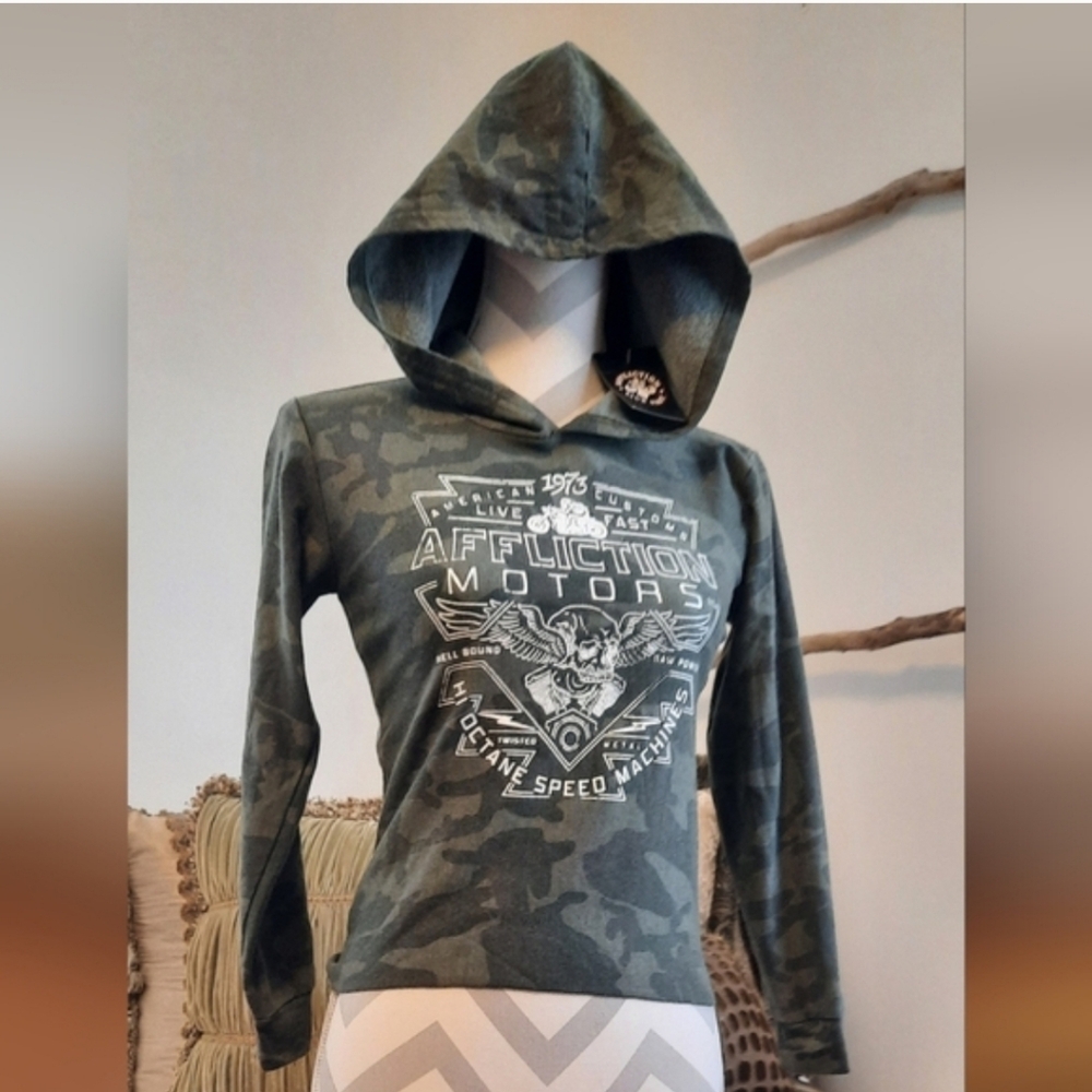 NWT Alchemist L/S Camoflauge Hoodie